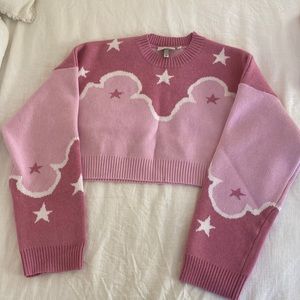 Pink cowgirl sweater